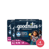 GoodNites Girls' Nighttime Underwear Size S/M (Pack of 4)