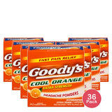 Goodys Extra Strength Headache and Pain Relief Powder Cool Orange 2.24oz (Pack of 36)