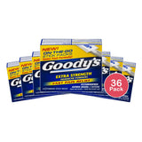 Goodys Extra Strength Headache Powders For Fast Pain Relief 1.44oz (Pack of 36)