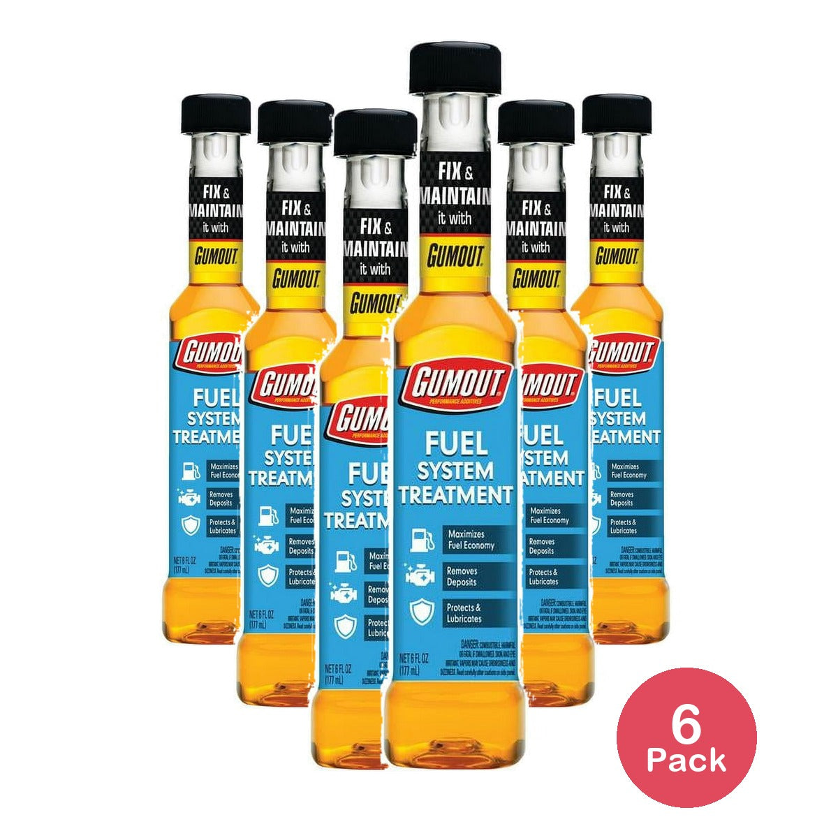 Gumout Fuel System Treatment - 510015 6 Oz (Pack of 6)
