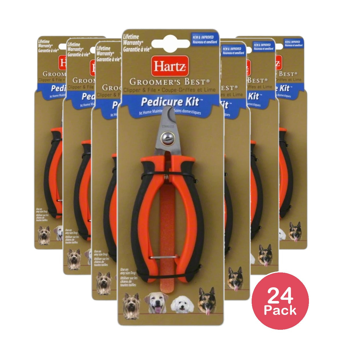 Hartz Groomer's Best Nail Clipper for Cats and Dogs 2.08Oz (Pack of 24)