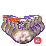 Hartz Just For Cats Mini Mice Cat Toy Catnip Filled 0.05Oz (Pack Of 24)