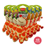 Hartz Tiny Dog Jungle Plush Dog Toy Assorted 1Oz (Pack of 48)