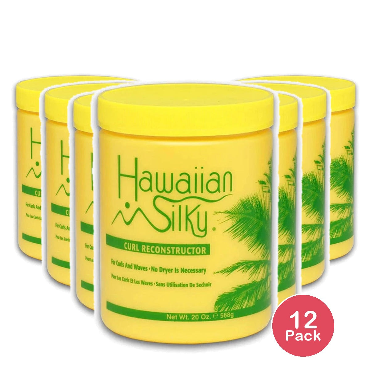 Hawaiian Silky Curl Reconstructor Cream 20 oz (Pack of 12)