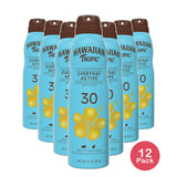 Hawaiian Tropic Everyday Active Clear Spray Sunscreen SPF 30 6Oz (Pack of 12)