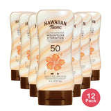 Hawaiian Tropic Weightless Hydration Lotion Sunscreen SPF 50 6 fl Oz (Pack of 12)