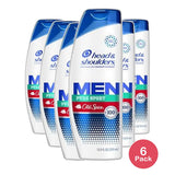 Head and Shoulders Mens Dandruff Shampoo Old Spice Swagger 12.5Oz (Pack of 6)