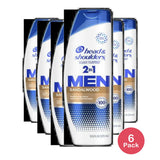 Head & Shoulders 2-in-1 Shampoo 12.5 oz Sandalwood (Pack of 6)