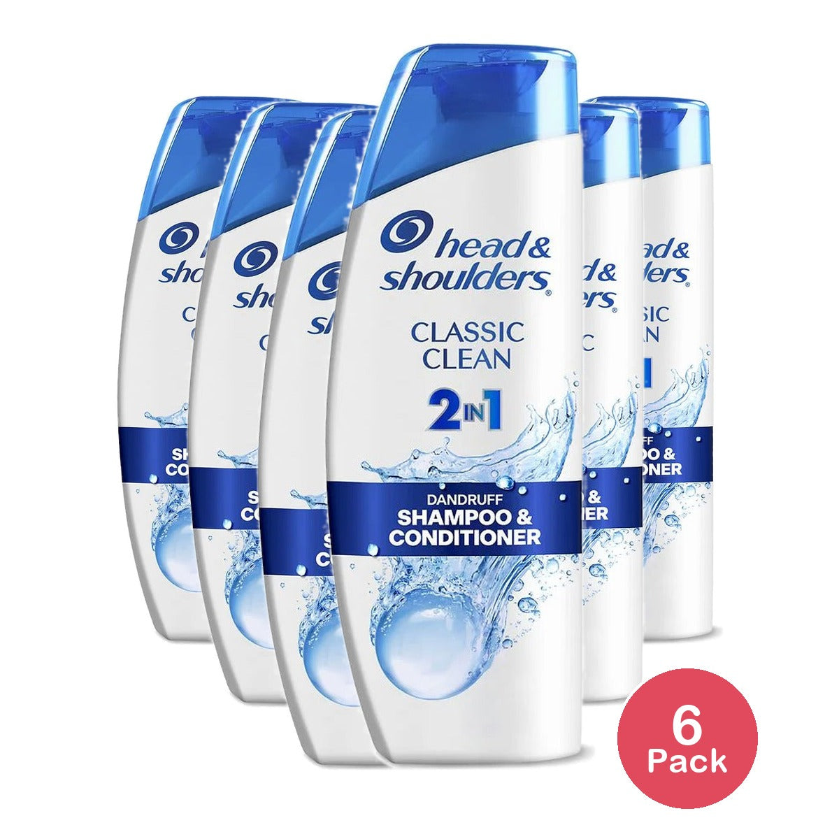 Head & Shoulders Classic Clean 2-in-1 8.45 Fl Oz (Pack of 6)