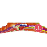 Hefty Jumbo Slider Storage Slider Bag 68.96oz (Pack of 9)