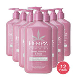 Hempz Body Moisturizer Sweet Jasmin And Rose 17Oz (Pack of 12)
