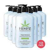 Hempz Triple Moisturizer Herbal Whipped Body Creme 17Oz (Pack of 12)