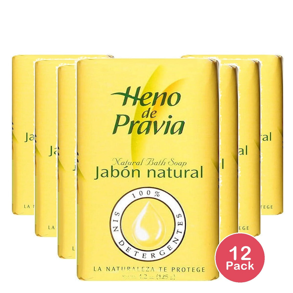 Heno de Pravia Natural Bath Soap 4.2 oz (Pack of 12)