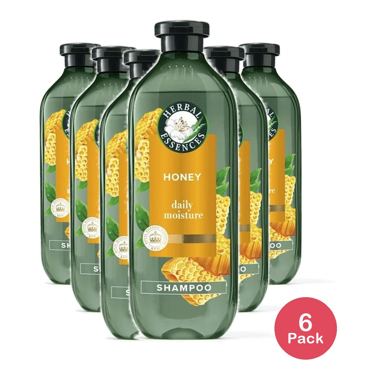 Herbal Essences Honey Sulfate Free Moisturizing Shampoo, For Dry Hair - 13.5 fl oz (Pack of 6)