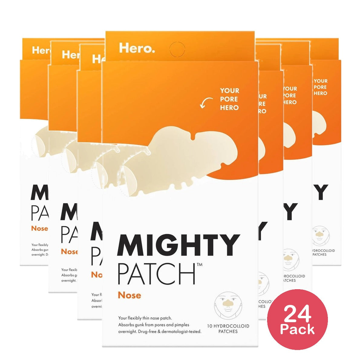 Hero Cosmetics Mighty Patch Nose 10ct (Pack of 24)