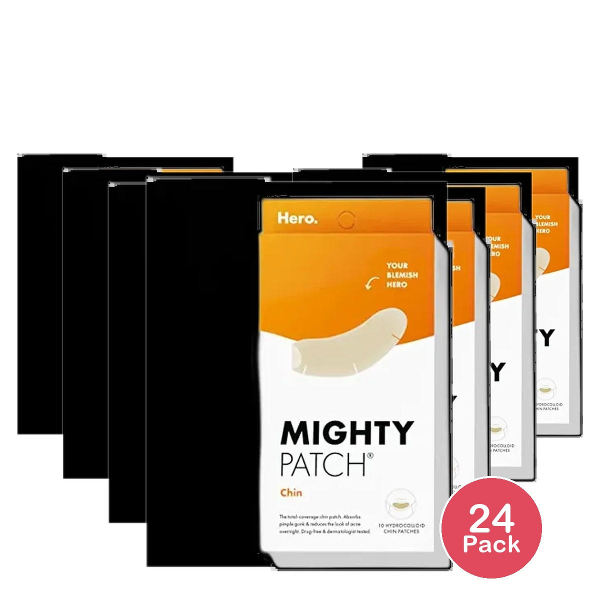 Hero Mighty Patch Chin 10 ct 1.41oz (Pack of 24)