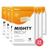 Hero Mighty Patch - XL Hydrocolloid Acne Pimple Patch 1.41oz (10 Ct) (Pack of 24)