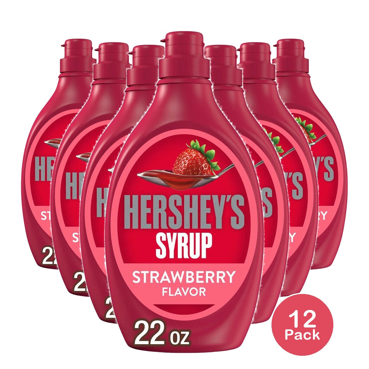 Hershey's Strawberry Syrup 22 Oz (Pack of 12)