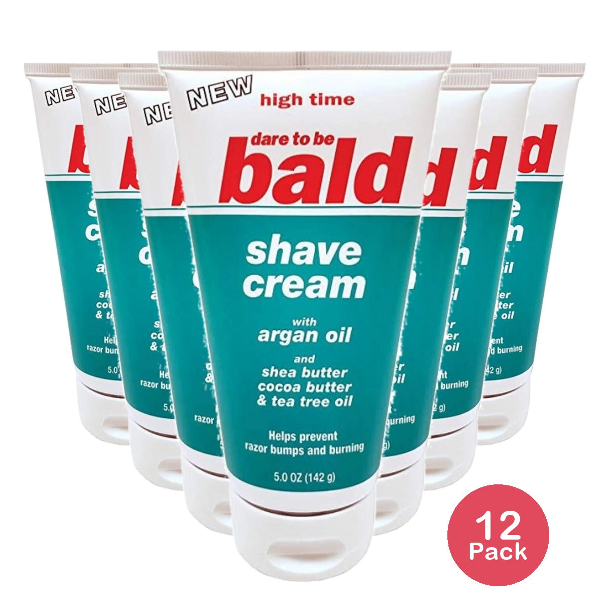High Time Dare To Be Bald Shave Cream 5 Oz (Pack of 12)