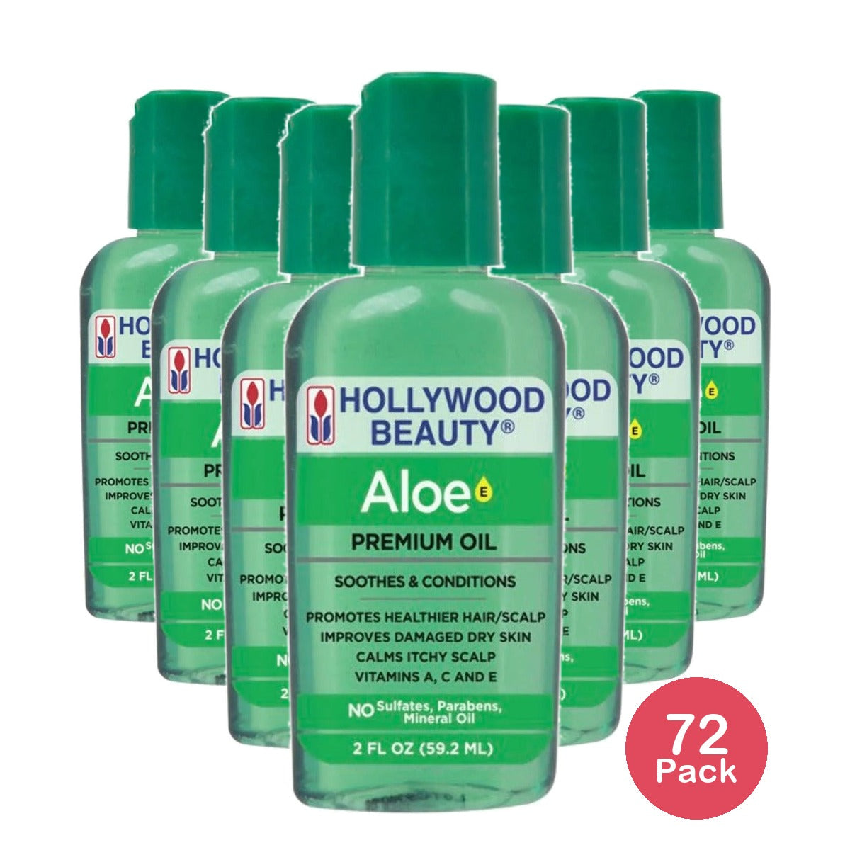 Hollywood Beauty Aloe Premium Oil 2 Oz (Pack of 72)