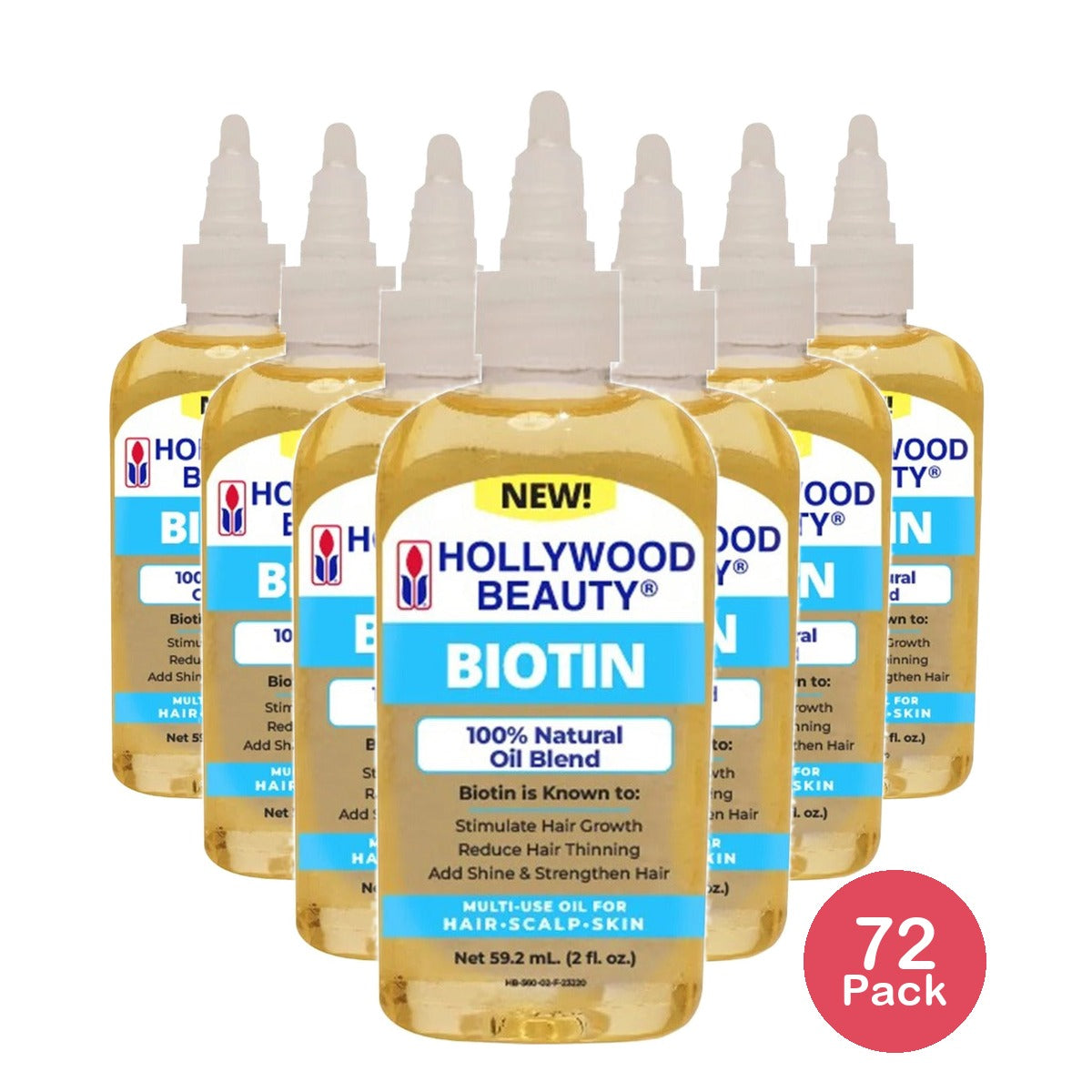 Hollywood Beauty Biotin Oil (Pack of 72)