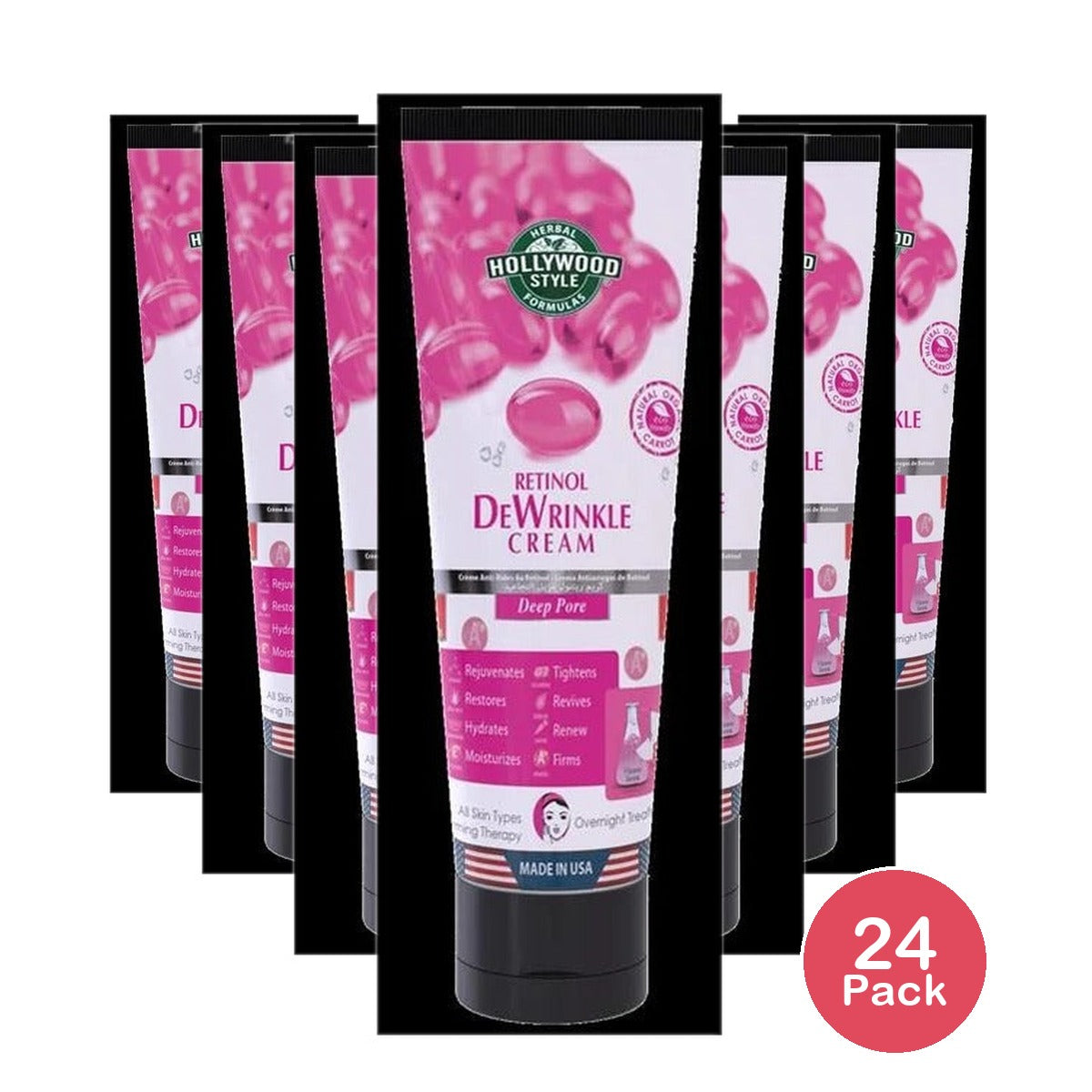 Hollywood Style Retinol DeWrinkle Cream 100 ml (Pack of 24)