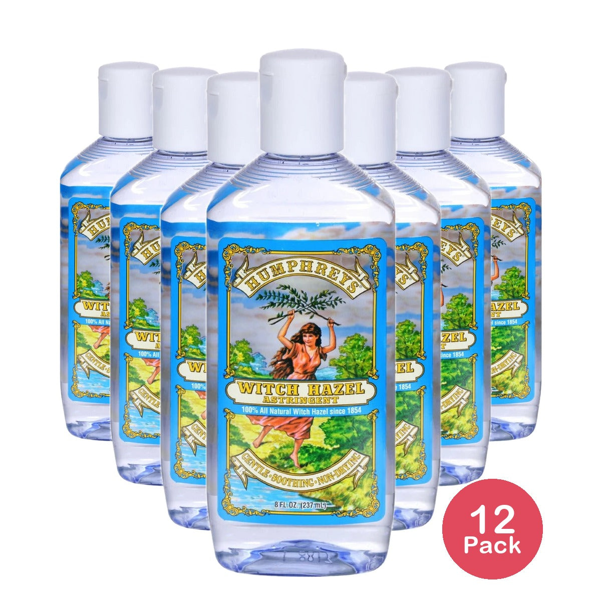 Humphrey's Witch Hazel Astringent, Ounce 8. Oz (Pack of 12)
