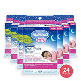 Hyland's Naturals Baby Nighttime Oral Pain Relief 125 Tablets 0.1 Oz (Pack Of 24)