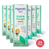 Hyland's Naturals Kids Cold & Cough Daytime Syrup - Grape - 4 fl oz (Pack of 24)