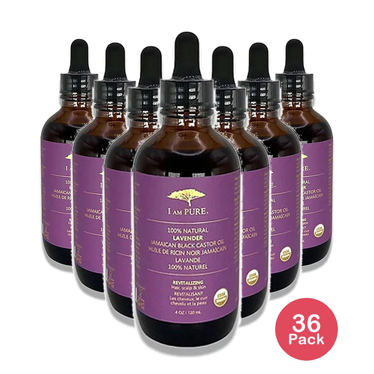 I Am Pure 100% Jbco Lavender 4 Oz (Pack of 36)