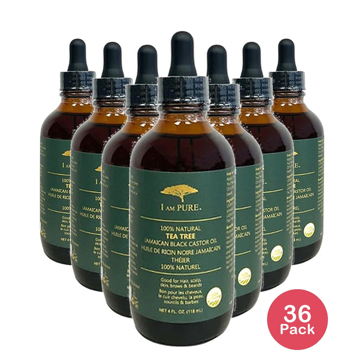 I Am Pure 100% Jbco Tea Tree 4 Oz (Pack of 36)