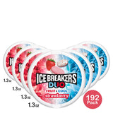 Ice Breakers Duo Fruit & Cool Strawberry Sugarfree Mints 1 X 36g Tub 1.3 Oz (Pack of 192)