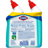Clorox Toilet Bowl Cleaner Clinging Bleach Gel Ocean Mist 24 fl 2 Pack (Pack of 6)