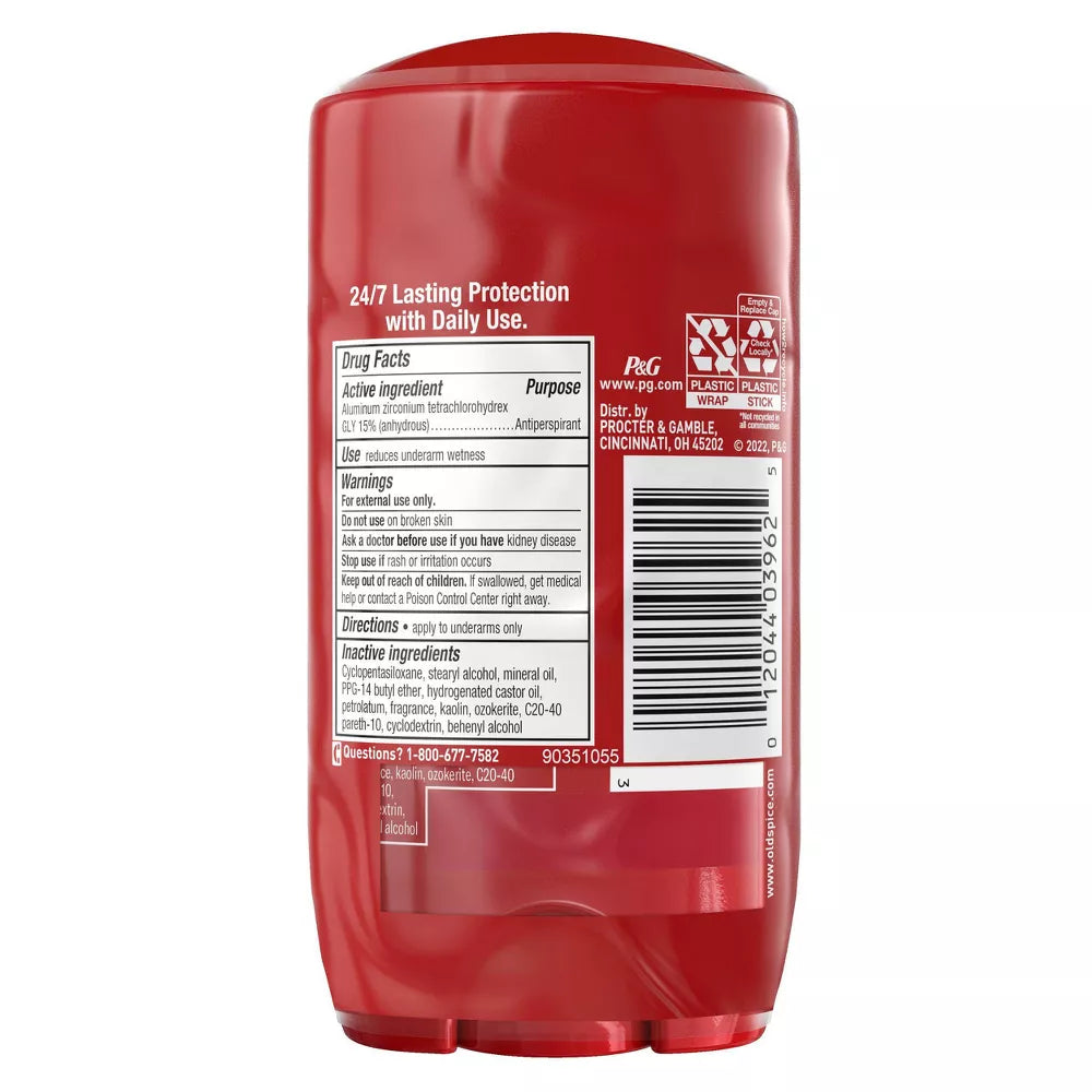 Old Spice Red Collection Swagger Invisible Solid Antiperspirant &amp; Deodorant for 5.2 oz (Pack of 6)