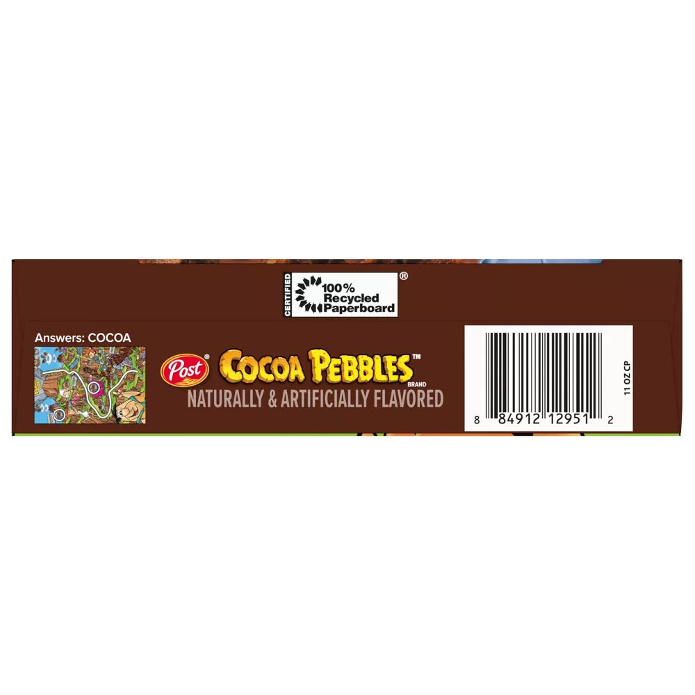 Post Cocoa PEBBLES Breakfast Cereal - 11 OZ (Pack of 12)