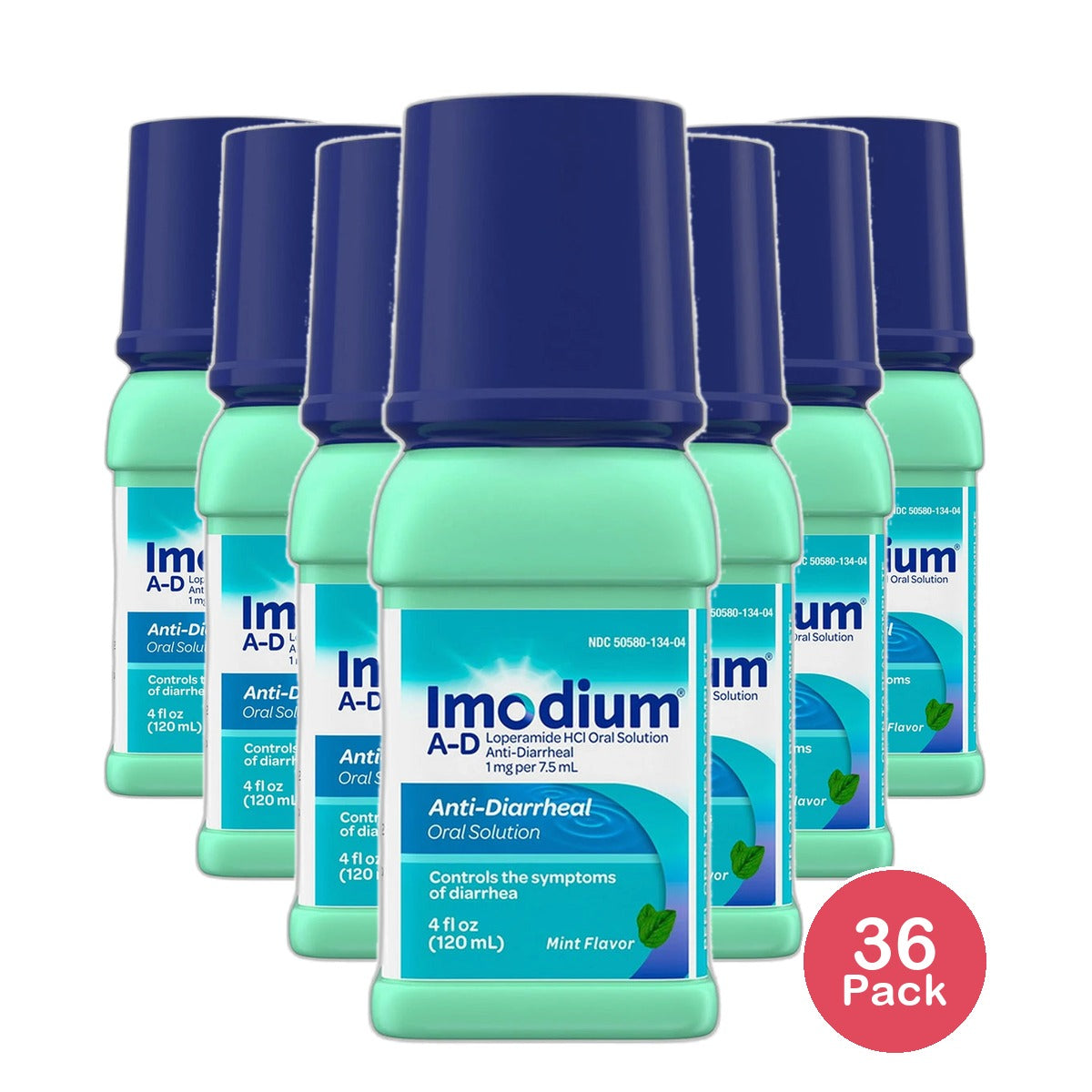 Imodium A-D Anti-Diarrheal Liquid 4Oz (Pack of 36)