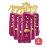 Infusium Original Leave In Treatment Spray for All Hair Types with Avocado & Olive Oils 11Oz (Pack of 6)