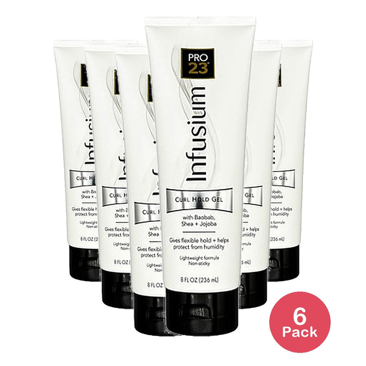 Infusium Pro Curl Hold Gel 8 Oz (Pack of 6)