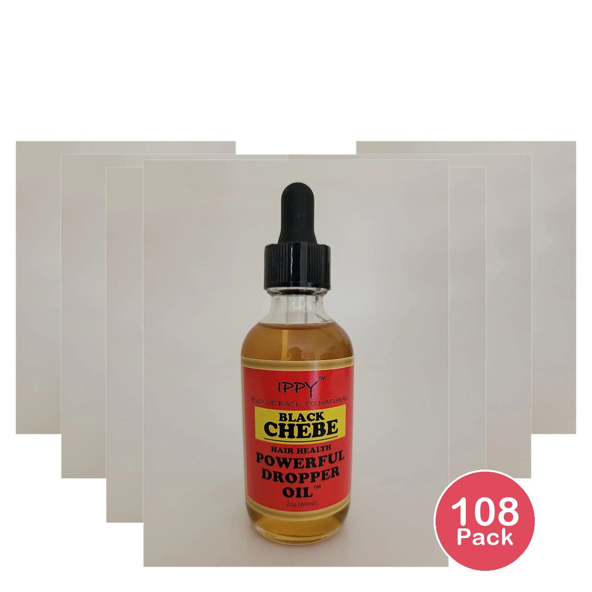 Ippy Black Chebe Powerful Dropper Oil 2 Oz (Pack of 108)