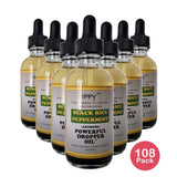 IPPY Black Rice Peppermint Dropper Oil 2 Oz (Pack of 108)