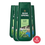 Irish Spring Body Wash Aloe Mist 20Oz (Pack of 4)