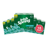 Irish Spring Deep Action Scrub Deodorant Soap 2.1 Oz (Pack of 18)