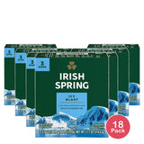 Irish Spring Deodorant Bath Bar Icy Blast 3.75Oz (Pack of 18)