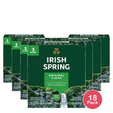 Irish Spring Deodorant Bath Bar Original 3.7Oz (Pack of 18)