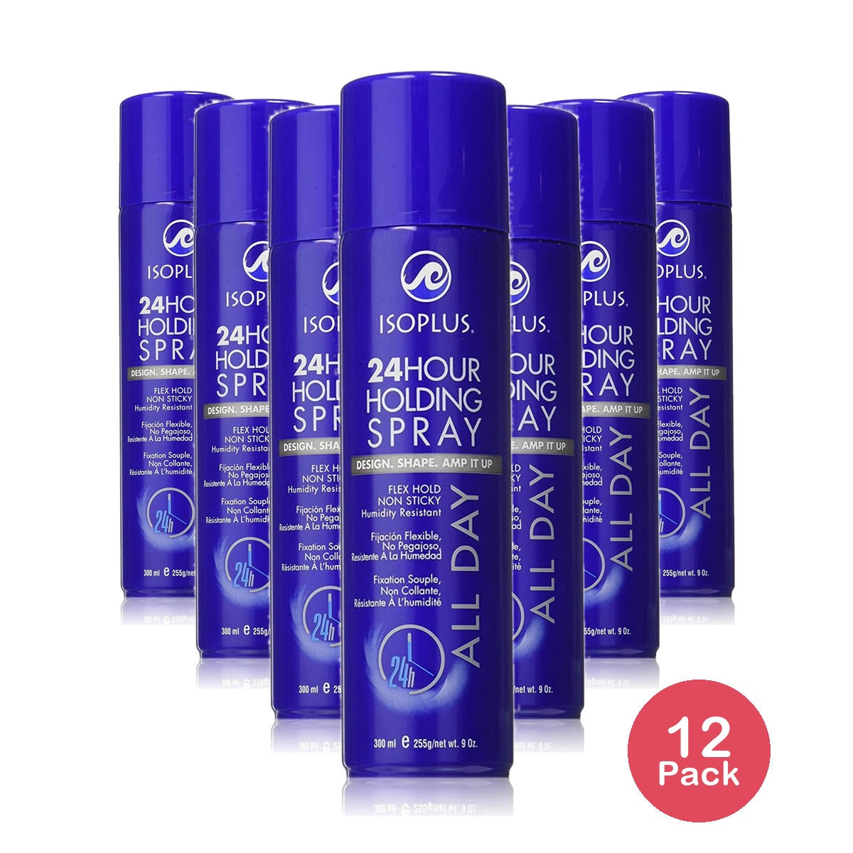 Isoplus 24 Hour Holding Spray (Pack of 12)