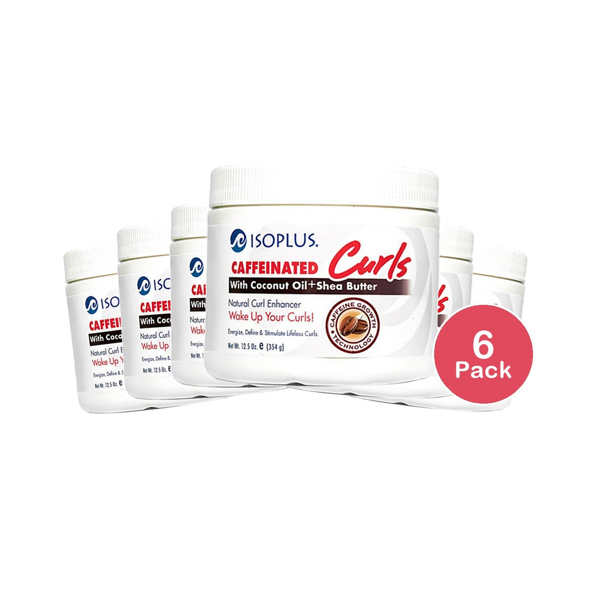 Isoplus Caffeinated Curls 12.5 Oz (Pack of 6)