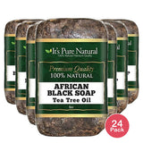It's Pure Natural African Black Soap 6 Oz (Pack of 24)