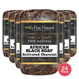 It's Pure Natural African Black Soap with Charcoal 5 Oz (Pack of 24)