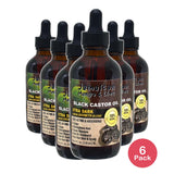 Jamaican Mango and Lime Black Castor Oil Xtra Dark 4Oz (Pack of 6)