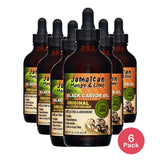 Jamaican Mango Black Castor Oil, Original, 4 fl oz (Pack of 6)